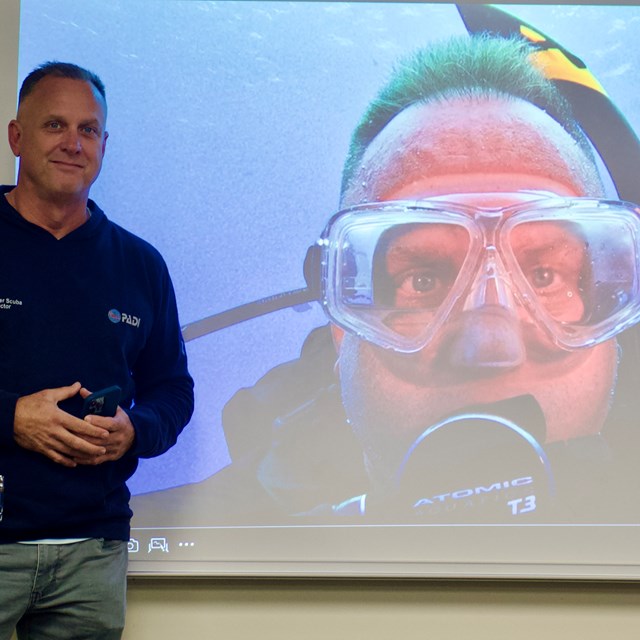 Career Day - Ken Nelson, Global Lab Services, Project 44 Inc. Scuba Master