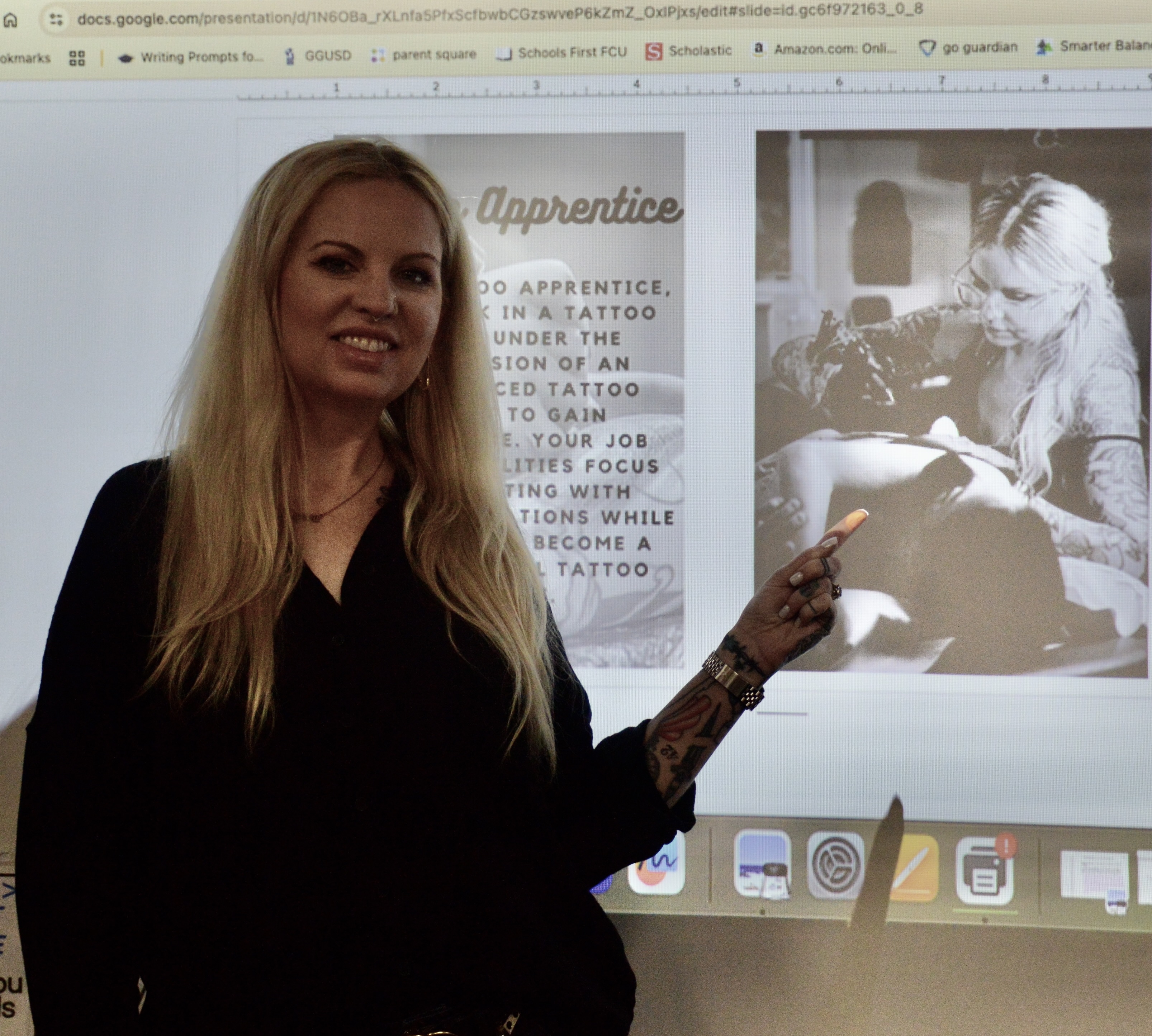 Brynne Ward, Tattoo Artist