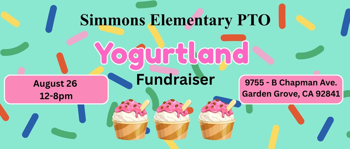 Yogurtland Fundraiser